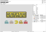 Nathan Embroidery File 6 sizes