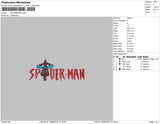 Spiderman Embroidery File 4 sizes