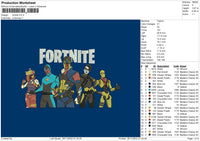 Fn Embroidery File 6 sizes