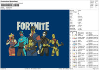 Fn Embroidery File 6 sizes